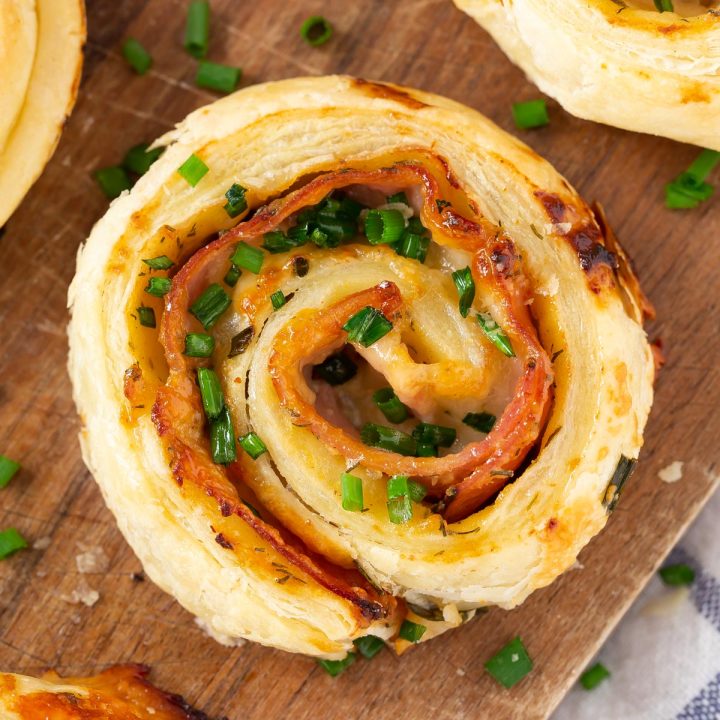 Ham & Cheese Puff Pastry Appetizer